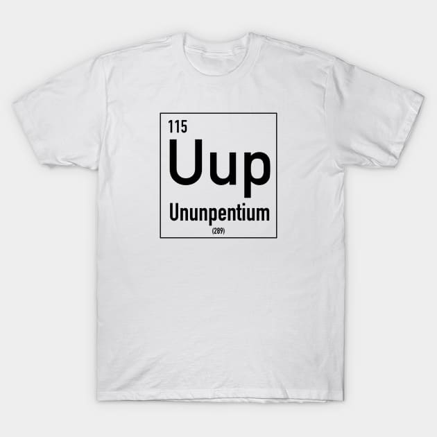 Ununpentium T-Shirt by My Geeky Tees - T-Shirt Designs